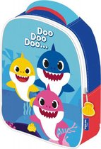 rugzak Baby Shark junior 24 x 20 cm polyester blauw