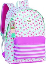 rugzak Bunny meisjes 32 x 24 cm polyester roze