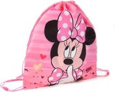 gymtas Minnie Mouse Looking Fabulous 44 x 37 cm roze