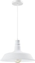 QUVIO Hanglamp retro - Lampen - Plafondlamp - Leeslamp - Verlichting - Verlichting plafondlampen - Keukenverlichting - Lamp - Vintage - E27 Fitting - Met 1 lichtpunt - Voor binnen - Aluminium