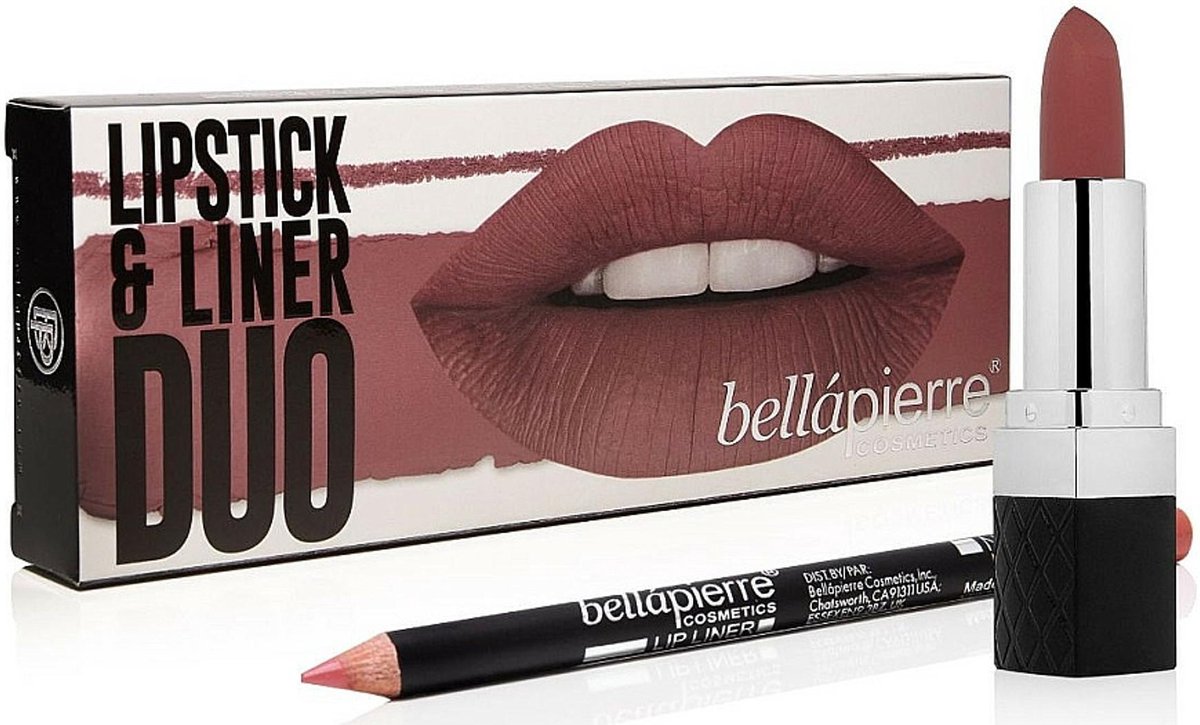 Bellapierre Lipstick - Liner Duo - Antique pink