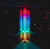 Idinio Wi-Fi Hoeklamp met muziekfunctie - support Google & Amazon - Multicolour - Wit