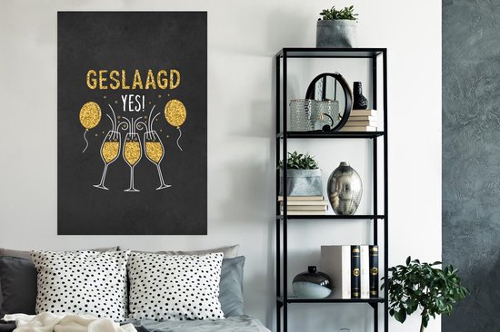 Affiche Passed - Fête - Or - 80x120 cm