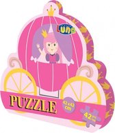 puzzel prinses junior 42 x 42 cm karton 42-delig