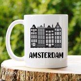 Amsterdam- Customized mokken en bekers - mokken met tekst - mokken - bekers - cadeautje - cadeau voor vrouw - cadeau vor man - keramiek servies - cadeautje voor haar - cadeautje voor hem