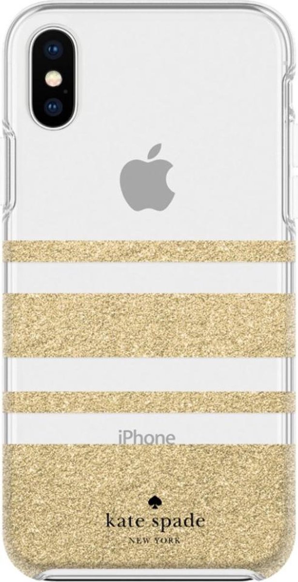 Kate Spade New York Charlotte Stripe iPhone X/Xs Protective Hardshell Case