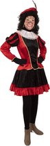 Piet Kostuum | Piet Jurkje Met Petticoat Rood Vrouw | Extra Small | Carnaval kostuum | Verkleedkleding