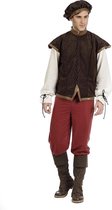 Middeleeuwen & Renaissance Kostuum | Kastelein Herberg De Engel Dodewaard | Man | Maat 56 | Carnaval kostuum | Verkleedkleding