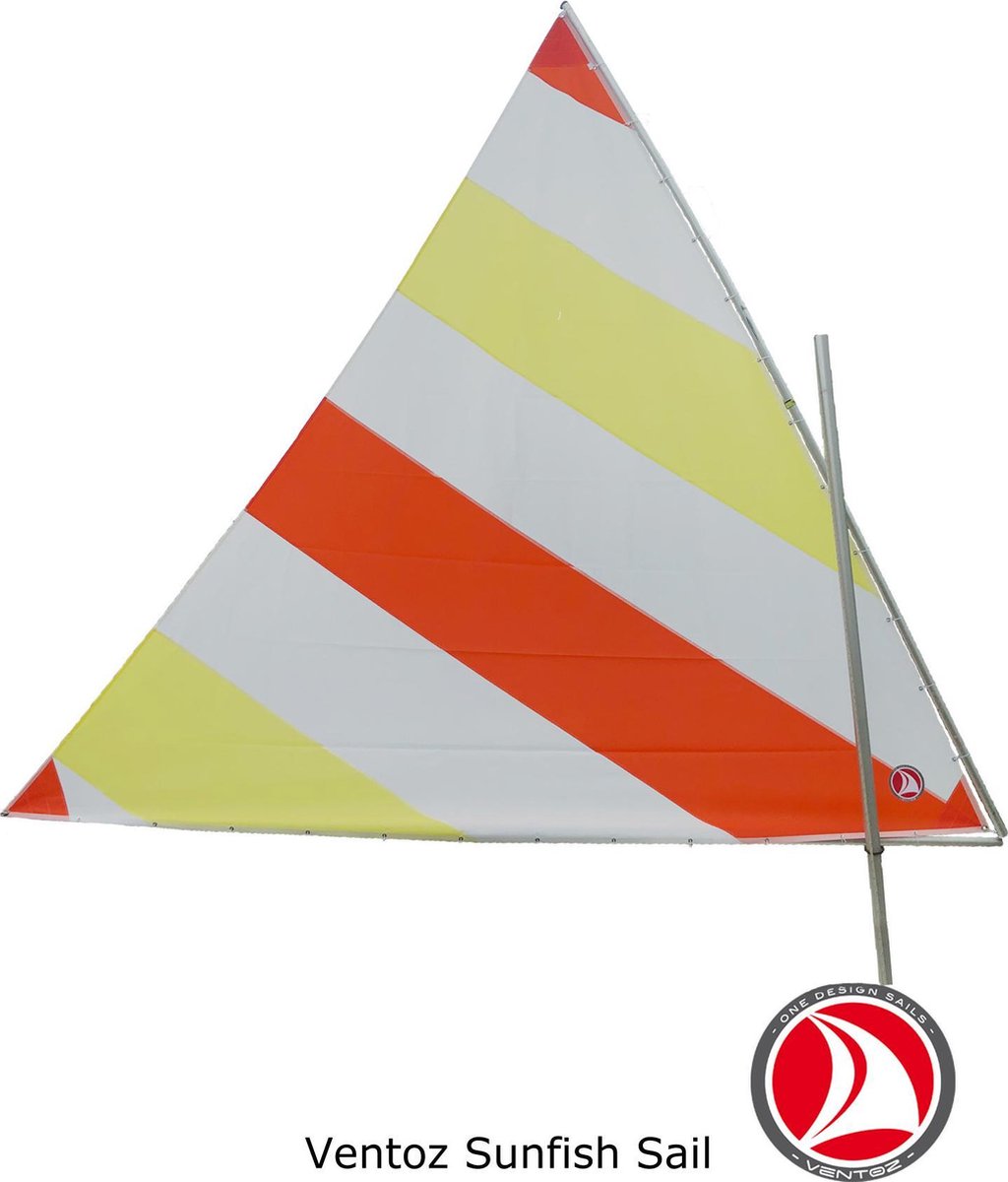 Sunfishzeil - geel-oranje-wit