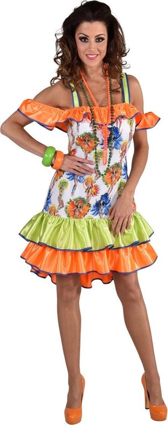 Costume Brésil & Samba | Carnaval Sally Samba Rio | Femme | Moyen | Costume  de... | bol.com