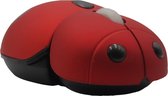 Funny Mouses - Lieveheersbeestje muis - draadloze computer laptop muis - eletronica gadget