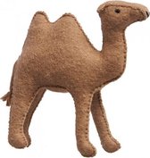 viltdier kameel 13 x 15 cm bruin