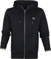 Fred Perry Zip Vest Donkerblauw - maat L
