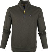 NZA Lindis Pullover Half Zip Donkergroen - maat M