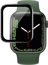 Full Screenprotector geschikt voor Apple Watch Series 7 45mm [Volledig Dekkend Full Screen Folie]