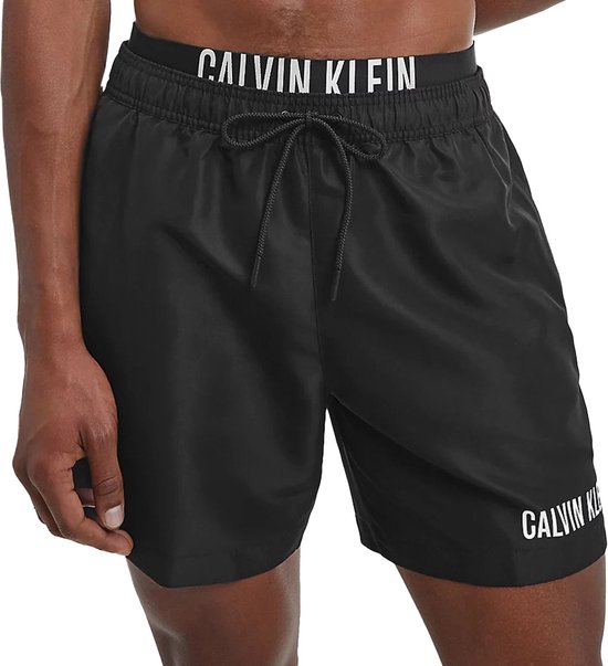 Woud Gevoel Kruipen Calvin Klein Zwembroek - Mannen - zwart - wit | bol.com