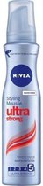 Nivea Styling Haarmousse Ultra Strong nr. 5 - 24h Fixatie - 2 x 150 ml