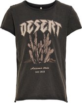 Konlucy t-shirt zwart maat 122/128