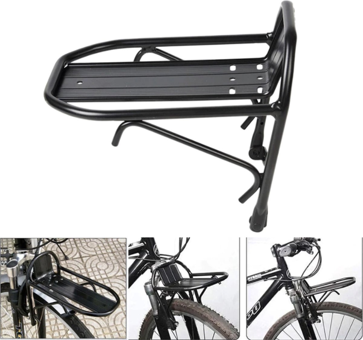 Ellanora®️ Aluminium fietsvoordrager - fietsdragerdrager -  fietstassendrager -... | bol.com