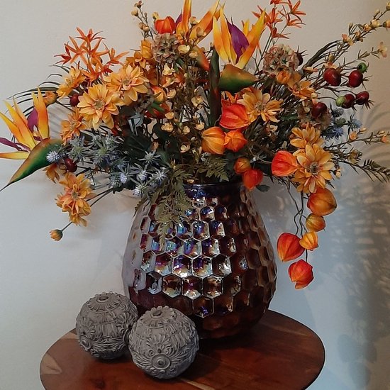 Soie Bouquet d'automne grand 80* 75