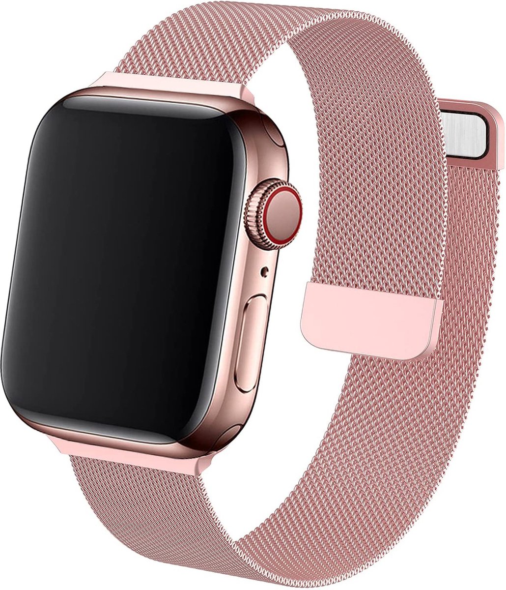 Bandje voor Apple Watch Bandje 44 mm - Rosé Bandje voor Apple Watch Series  5 44 mm | bol.com
