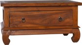 Salontafel 80x50x40 cm massief teakhout