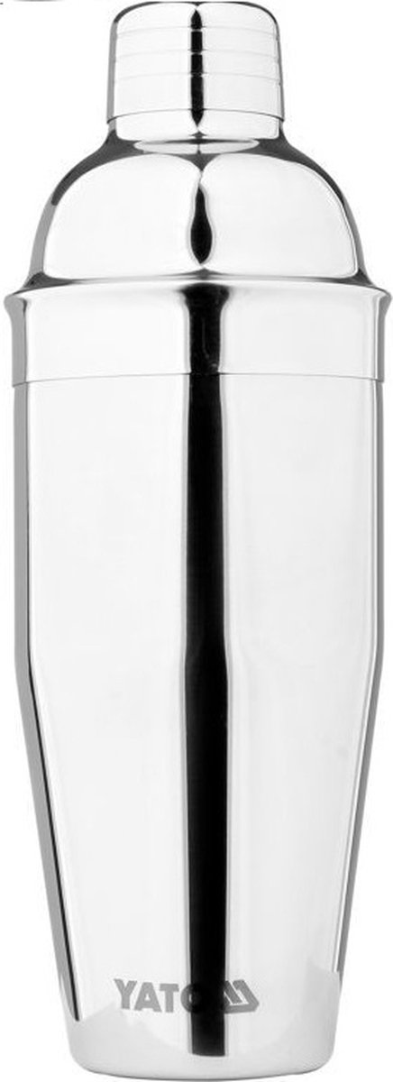 Yato professionele cocktail shaker / cocktailshaker RVS 700ml YG-07123 chroom