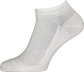 FALKE Family dames enkelsokken - katoen - wit (white) - Maat: 35-38