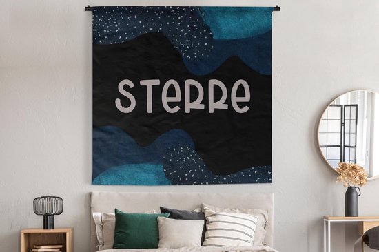 Tapisserie - Toile murale - Sterre - Pastel - Fille - 180x180 cm - Tapisserie