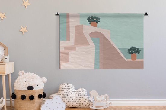 Tapisserie - Été - Plantes - Abstrait - 150x100 cm - Tapisserie