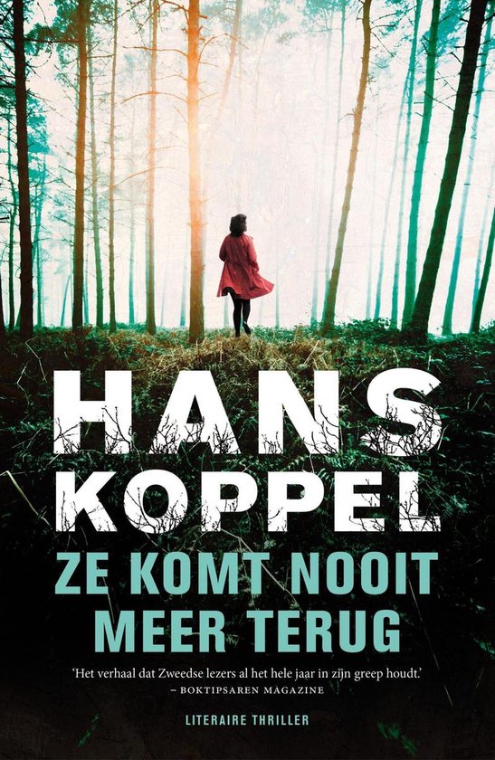 Cover van het boek 'Ze komt nooit meer terug' van Hans Koppel