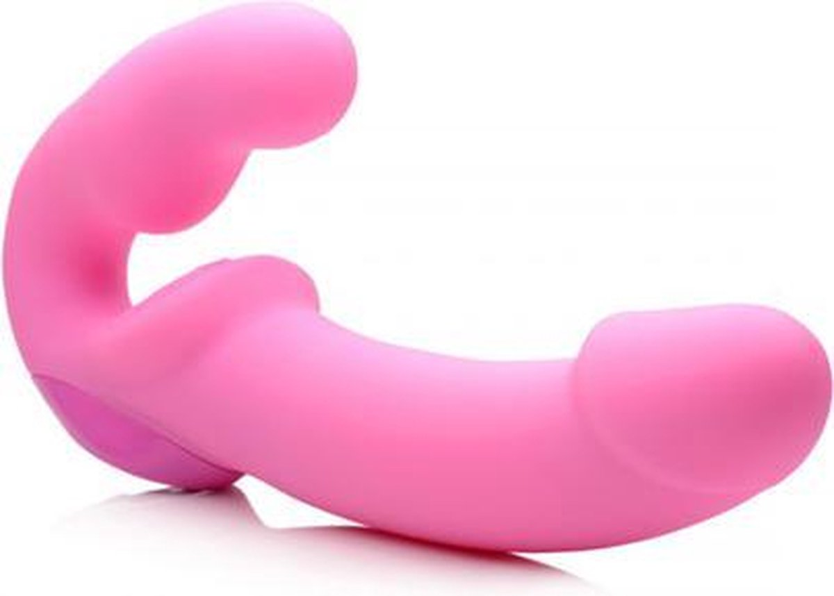 Urge Strapless Strap-On Vibrator - Roze