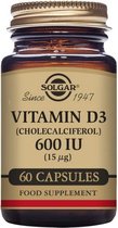 Vitamin D3 (Cholecalciferol) Solgar 600 iu (60 Capsules)