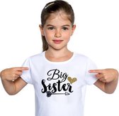BIG SISTER T-shirt - Grote zus T-shirt - (Leeftijd ca. 1 - 2 jaar)