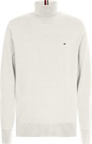 Tommy Hilfiger Pima Cotton Cashmere Roll Neck Truien & Vesten - Gebroken wit