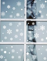 Raamsticker kerst - sneeuwvlokken - decoratie kerst - raam - december - versiering