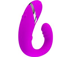 Pretty love Amour Flexibele Clitoris en G-spot Vibrator - roze