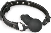 Bâillon à balle avec dong en silicone
