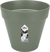 Elho Loft Urban Rond 30 - Bloempot voor Buiten - Ø 28,5 x H 26 - Groen/Pistachegroen