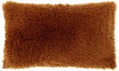 Unique Living | Kussen Olaf 40x60cm leather brown | Kussen woonkamer of slaapkamer