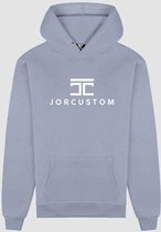 JORCUSTOM Trademark Slim Fit Hoodie - Blauw - Volwassenen - Maat XL