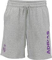 adidas Performance Real Lin Short Voetbal shorts Mannen grijs Xs