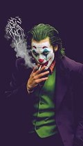 Allernieuwste Canvas Schilderij The Joker Movie Modern Realistisch / Film - Kleur - 60x 100 cm