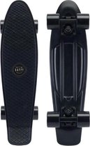 Happy products - penny board voor meisjes en jongens - skateboard - longboard - zwart dek - 56cm - sinterklaas cadeautjes