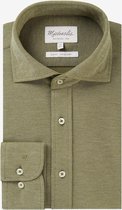 Groen knitted Michaelis shirt-boordmaat: 43