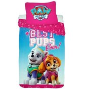 Paw Patrol Best Pups Ever Dekbedovertrek 140x200 cm - Dekbedhoes met kussensloop