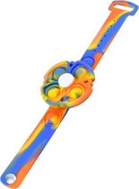 Fidget Toy Pop it Spinner Armband Multicolor -