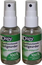 Dispy 100% natuurlijke ontgeurder - uniek gepatenteerd, IFSA gecertificeerd - Voordeelset 2 Stuks!! -2x 50 ml- Weg met nare luchtjes!