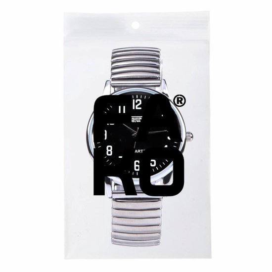 Fako® - Montre - Bracelet extensible - 42 mm - Or / Argent
