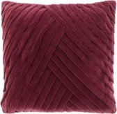 Unique Living | Kussen Isak 45x45cm tawny port | Kussen woonkamer of slaapkamer